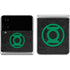 DC Comics Green Lantern Logo Black Background Galaxy Z Flip4 5G Skin