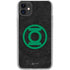 DC Comics Green Lantern Logo Black Background iPhone 11 Clear Case