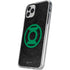DC Comics Green Lantern Logo Black Background iPhone 11 Pro Clear Case