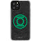 DC Comics Green Lantern Logo Black Background iPhone 11 Pro Clear Case