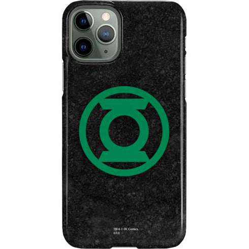 DC Comics Green Lantern Logo Black Background iPhone 11 Pro Lite Case