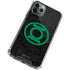 DC Comics Green Lantern Logo Black Background iPhone 11 Pro Max Clear Case