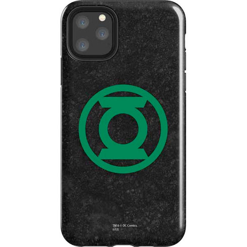 DC Comics Green Lantern Logo Black Background iPhone 11 Pro Max Impact Case