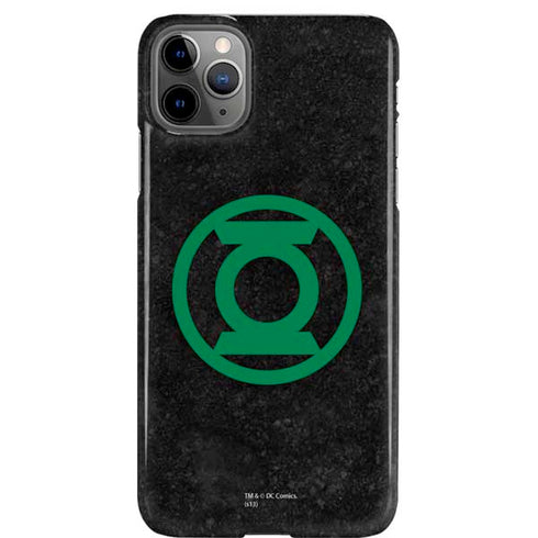 DC Comics Green Lantern Logo Black Background iPhone 11 Pro Max Lite Case