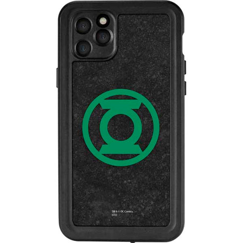 DC Comics Green Lantern Logo Black Background iPhone 11 Pro Max Waterproof Case