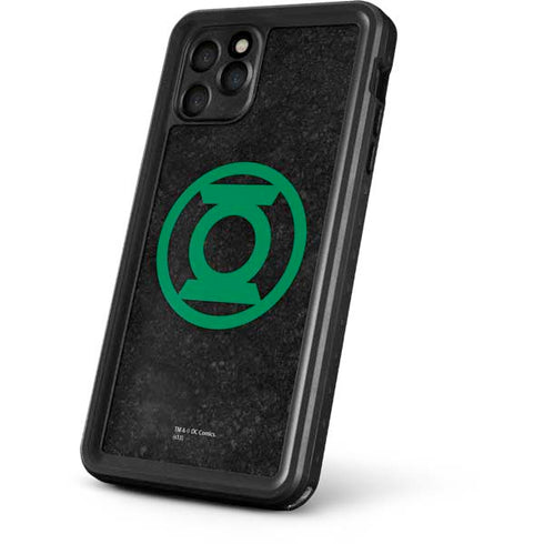 DC Comics Green Lantern Logo Black Background iPhone 11 Pro Waterproof Case