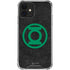 DC Comics Green Lantern Logo Black Background iPhone 12 Clear Case