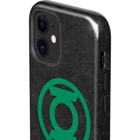 DC Comics Green Lantern Logo Black Background iPhone 12 Impact Case