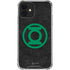 DC Comics Green Lantern Logo Black Background iPhone 12 Mini Clear Case