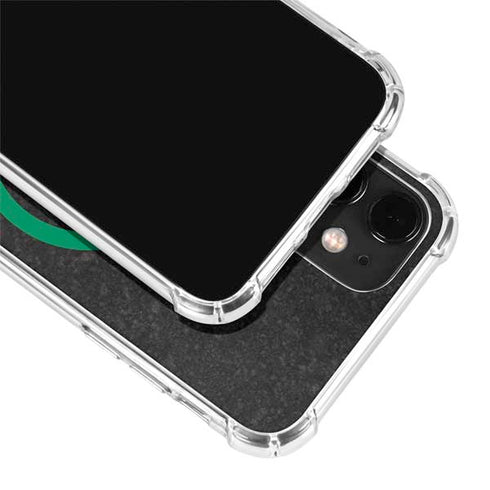 DC Comics Green Lantern Logo Black Background iPhone 12 Mini Clear Case