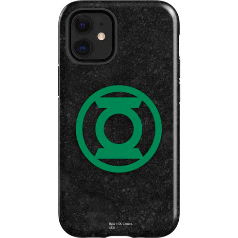 DC Comics Green Lantern Logo Black Background iPhone 12 Mini Impact Case