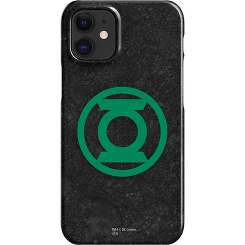 DC Comics Green Lantern Logo Black Background iPhone 12 Mini Lite Case