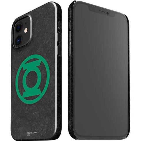 DC Comics Green Lantern Logo Black Background iPhone 12 Mini Lite Case