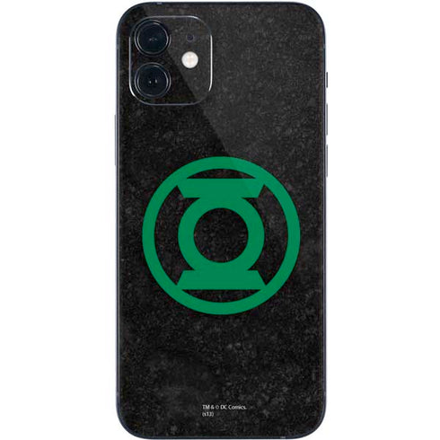 DC Comics Green Lantern Logo Black Background iPhone 12 Mini Skin