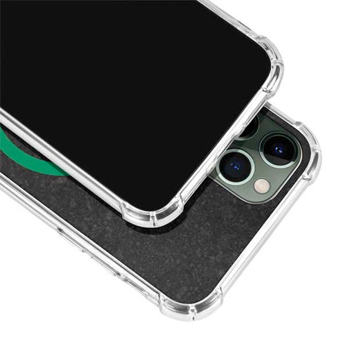 DC Comics Green Lantern Logo Black Background iPhone 12 Pro Clear Case
