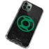 DC Comics Green Lantern Logo Black Background iPhone 12 Pro Clear Case