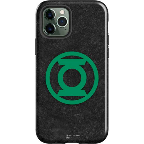 DC Comics Green Lantern Logo Black Background iPhone 12 Pro Impact Case