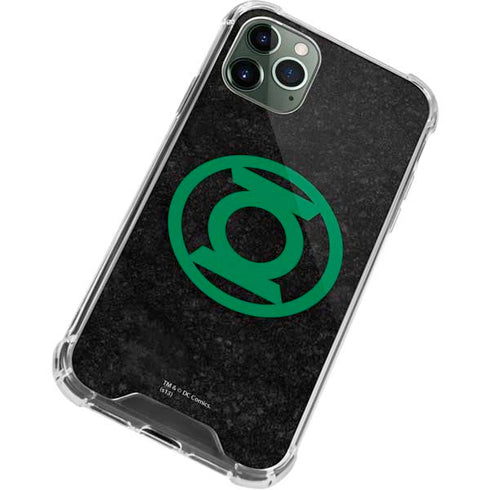 DC Comics Green Lantern Logo Black Background iPhone 12 Pro Max Clear Case