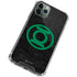 DC Comics Green Lantern Logo Black Background iPhone 12 Pro Max Clear Case