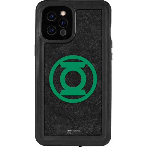 DC Comics Green Lantern Logo Black Background iPhone 12 Pro Max Waterproof Case