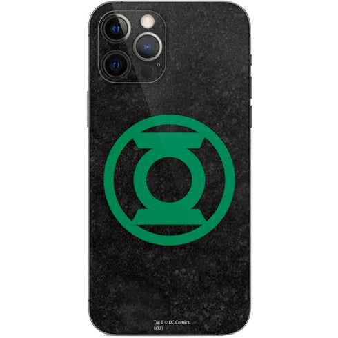 DC Comics Green Lantern Logo Black Background iPhone 12 Pro Skin