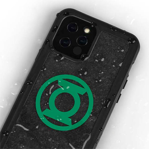 DC Comics Green Lantern Logo Black Background iPhone 12 Pro Waterproof Case