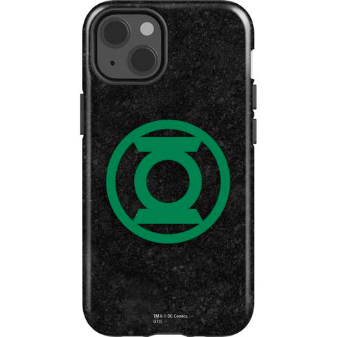 DC Comics Green Lantern Logo Black Background iPhone 13 Impact Case