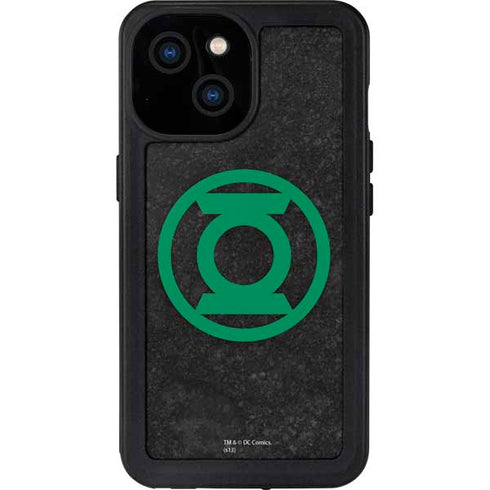 DC Comics Green Lantern Logo Black Background iPhone 13 Mini Waterproof Case
