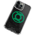 DC Comics Green Lantern Logo Black Background iPhone 13 Pro Clear Case