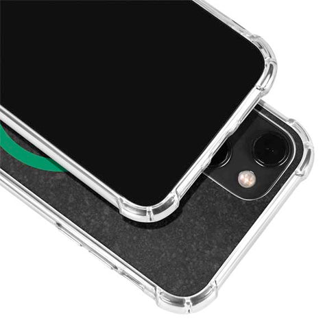 DC Comics Green Lantern Logo Black Background iPhone 14 Plus Clear Case