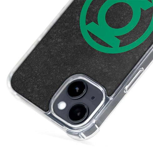 DC Comics Green Lantern Logo Black Background iPhone 15 Plus MagSafe Case