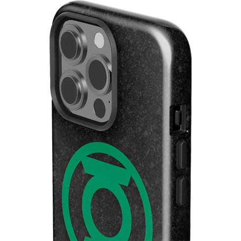 DC Comics Green Lantern Logo Black Background iPhone 14 Pro Impact Case