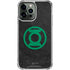DC Comics Green Lantern Logo Black Background iPhone 14 Pro Max Clear Case