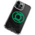 DC Comics Green Lantern Logo Black Background iPhone 14 Pro Max Clear Case