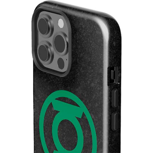 DC Comics Green Lantern Logo Black Background iPhone 15 Pro Max Impact Case