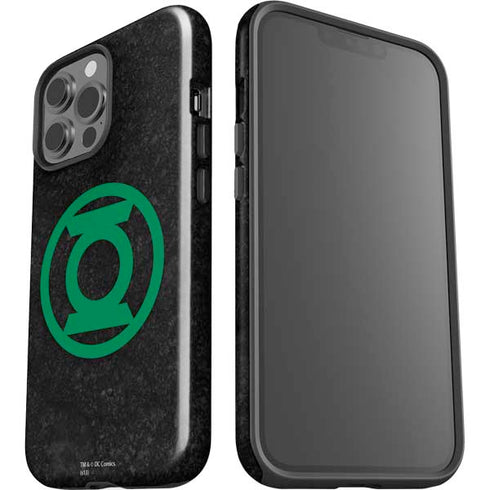DC Comics Green Lantern Logo Black Background iPhone 14 Pro Max Impact Case