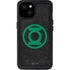 DC Comics Green Lantern Logo Black Background iPhone 15 Plus Waterproof Case