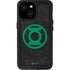 DC Comics Green Lantern Logo Black Background iPhone 15 Waterproof Case