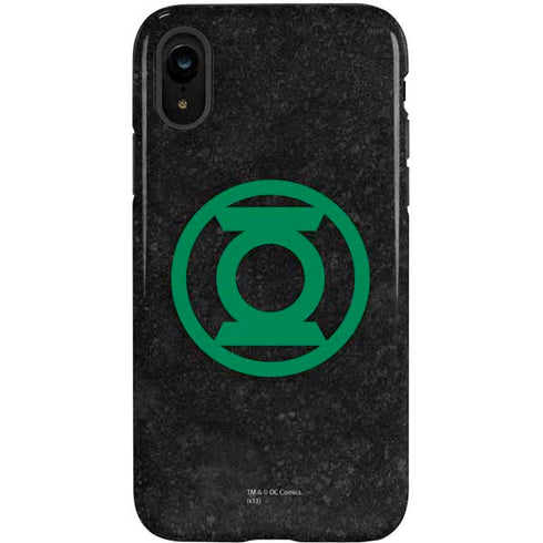 DC Comics Green Lantern Logo Black Background iPhone XR Pro Case