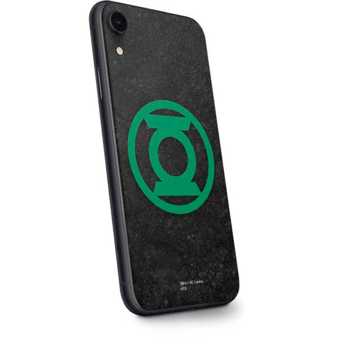 DC Comics Green Lantern Logo Black Background iPhone XR Skin