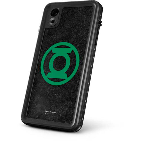 DC Comics Green Lantern Logo Black Background iPhone XR Waterproof Case