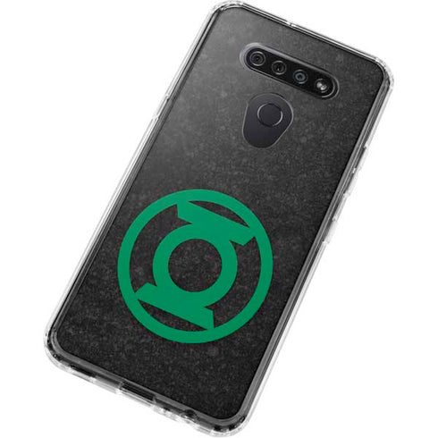 DC Comics Green Lantern Logo Black Background LG K51/Q51 Clear Case