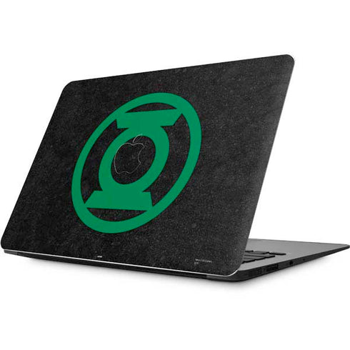 DC Comics Green Lantern Logo Black Background Apple MacBook Skin