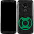 DC Comics Green Lantern Logo Black Background Moto E5 Plus Skin