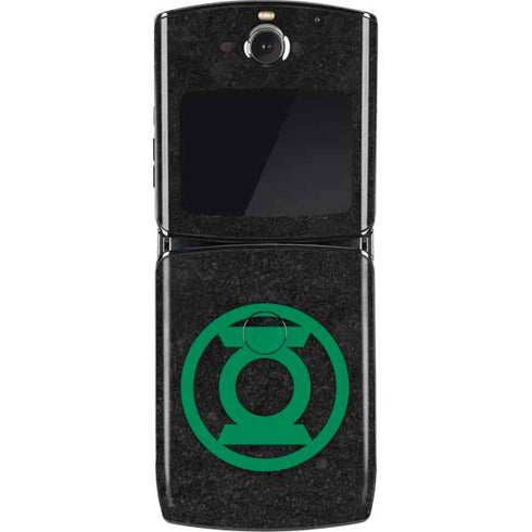 DC Comics Green Lantern Logo Black Background Motorola RAZR Skin