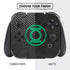 DC Comics Green Lantern Logo Black Background Nintendo Switch Bundle Skin