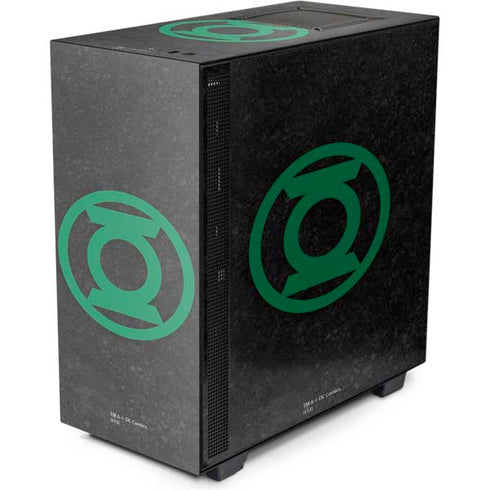 DC Comics Green Lantern Logo Black Background NZXT H510 Compact ATX Mid-Tower Case Skin