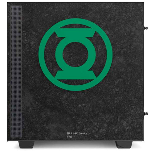 DC Comics Green Lantern Logo Black Background NZXT H510 Compact ATX Mid-Tower Case Skin