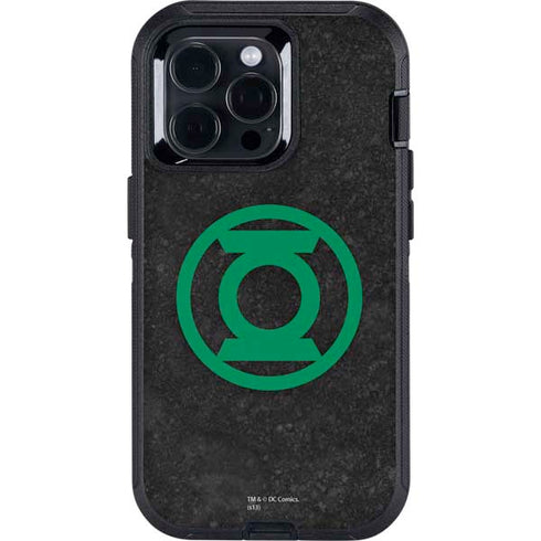 DC Comics Green Lantern Logo Black Background Otterbox Defender iPhone Skin