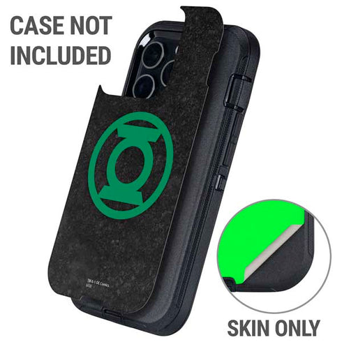 DC Comics Green Lantern Logo Black Background Otterbox Defender iPhone Skin